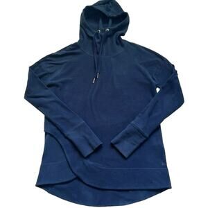 Sweaty Betty Sweatshirt Womens Small Blue Escape Lux Hoodie Tunic Thumb Holes